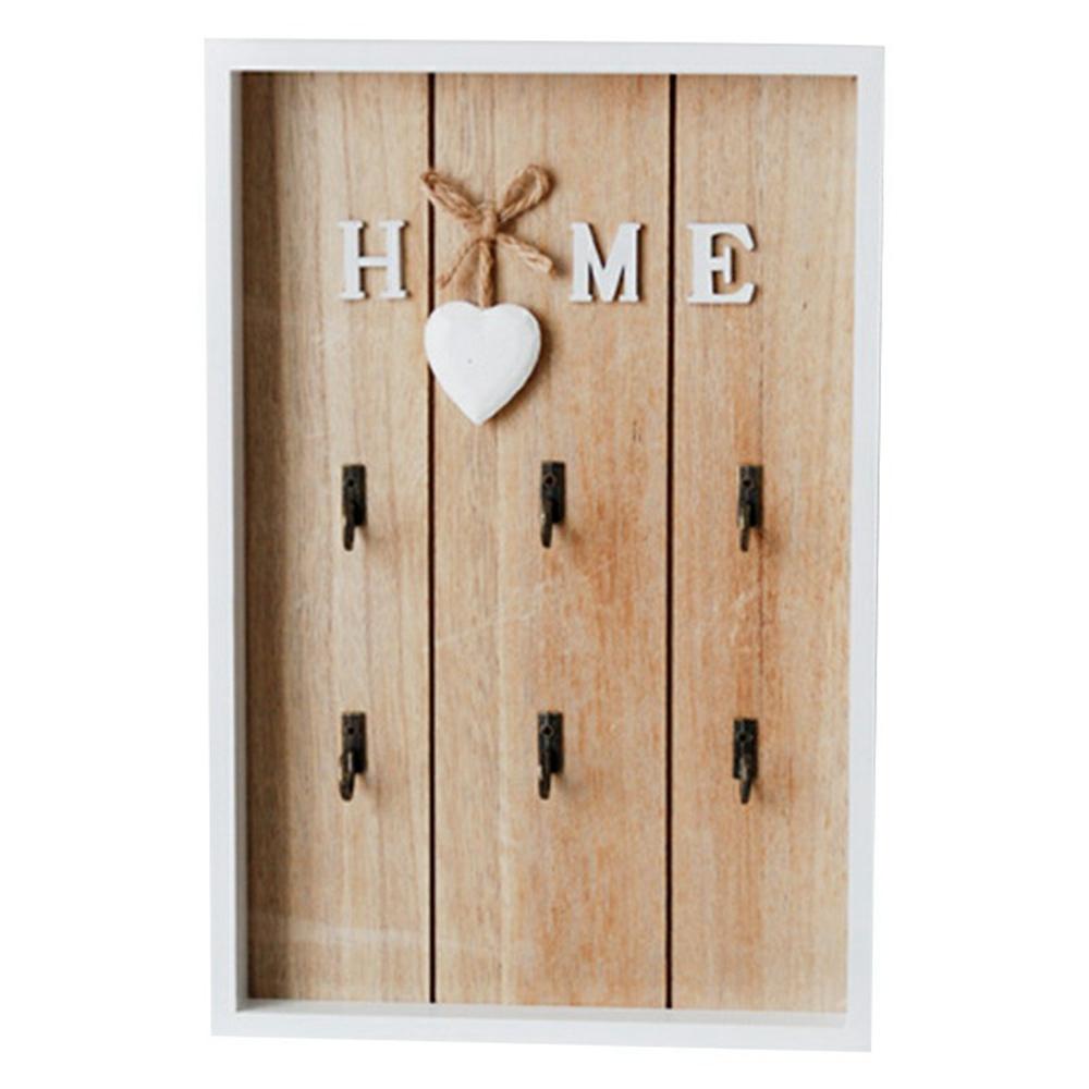 Creative Wall-Mounted Key Jewelry Hanging Holder Organizer Entryway Decorative Storage Rack