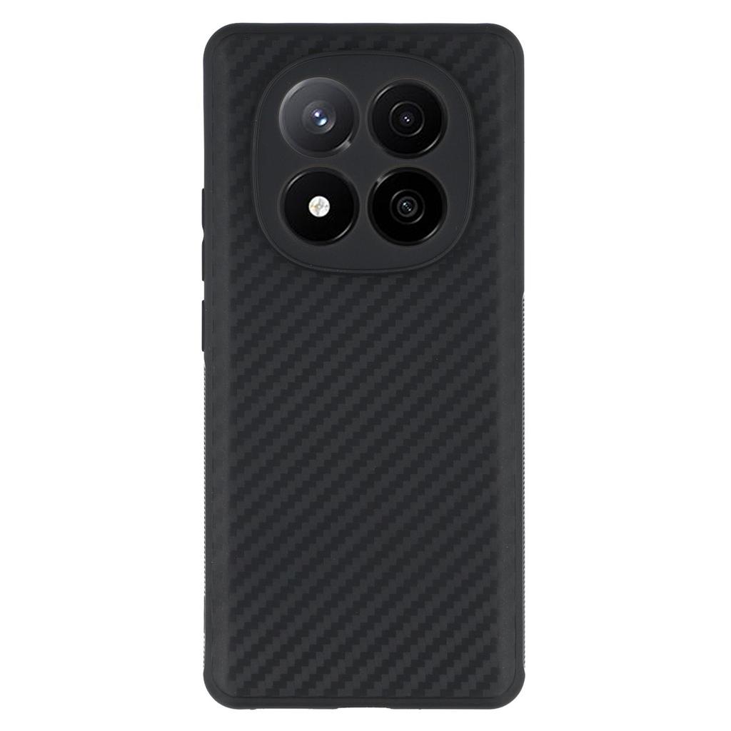 For Xiaomi Redmi Note 14 Pro+ 5G Case Flexible TPU Carbon Fiber Texture Shockproof Phone Cover