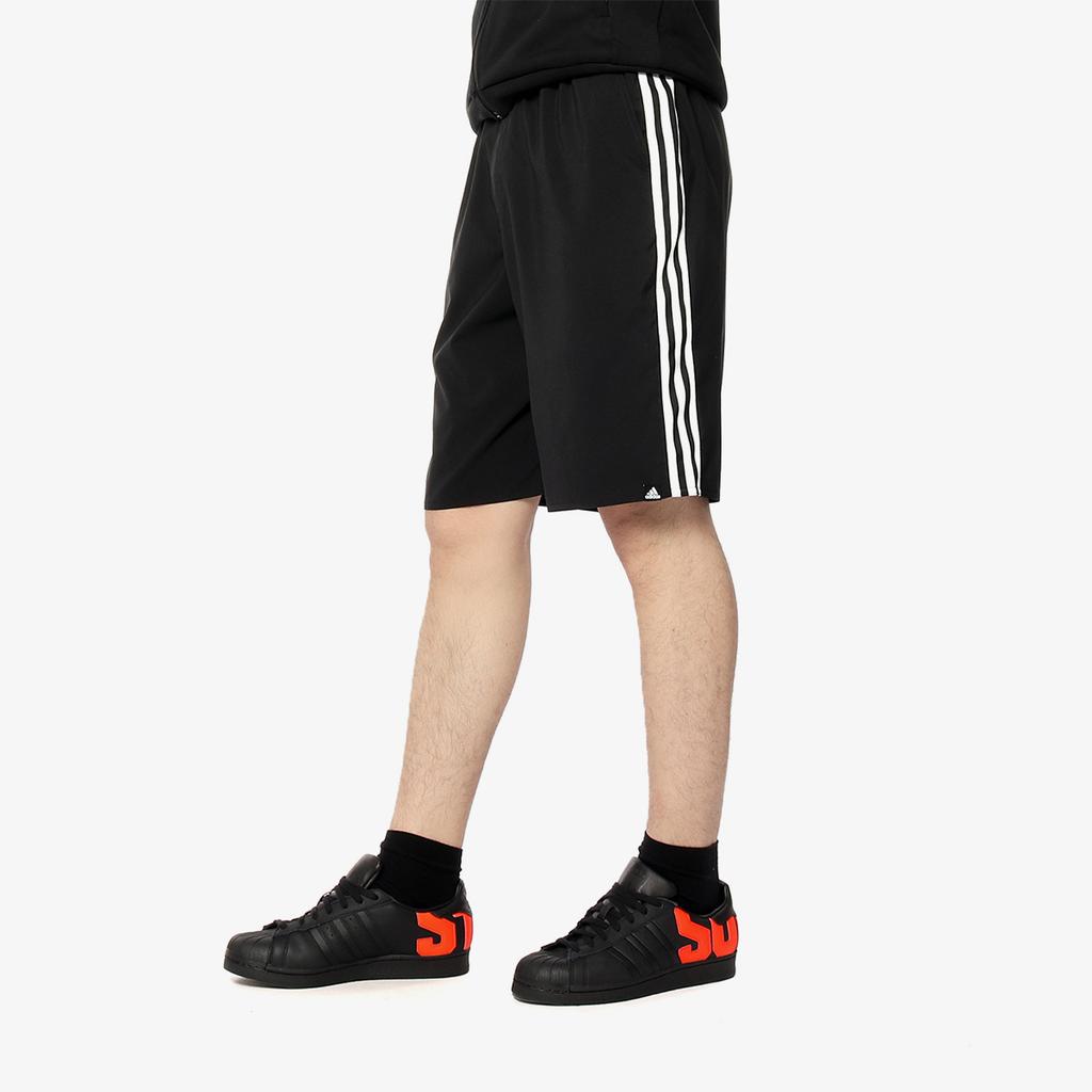 Adidas Mens Training Series Moisture-Wicking Breathable Striped Shorts Men Shorts Black DJ2131