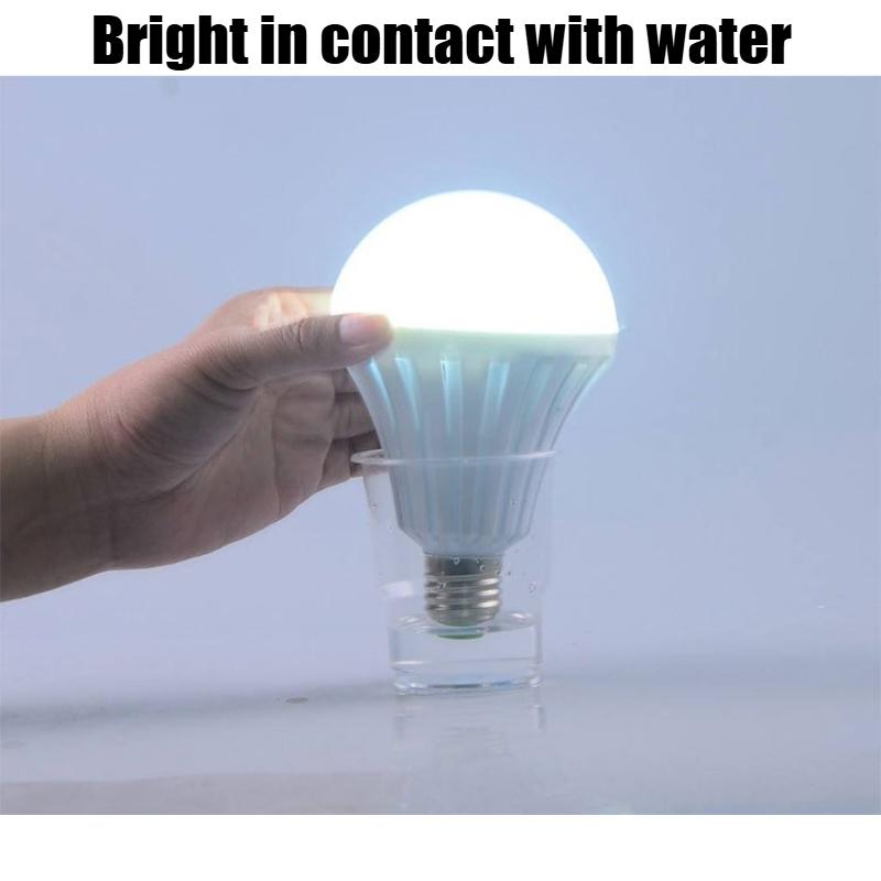 E27 5W 7W 12W 15W Smart Emergency Light LED Bulb 220V Rechargeable For Home Corridor Garage Emergency Lamps LED Lights New