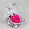Romantic Ring Box Handmade Plastic Nice-looking Forever Rose Jewelry Box for Anniversary