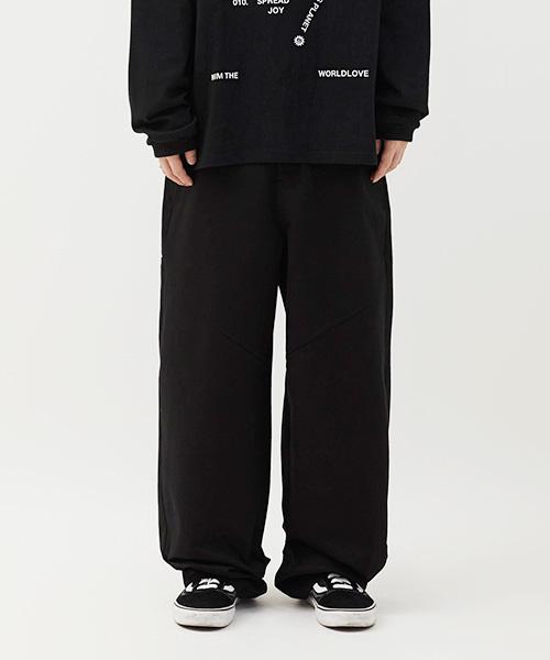 Mimdeowodeulobeu New Rubber Cotton Pants_Black