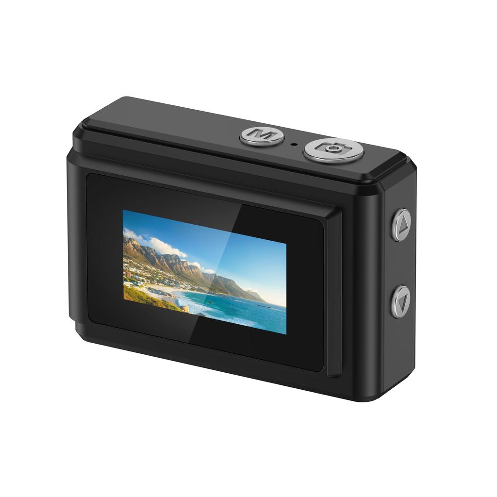 SACCONNECT Mini Digital Camera, Compact Digital Camera with Fixed Focus, Approximately 1 Megapixels, 720P HD Video, 0.96-inch LCD Screen, USB Type-C,