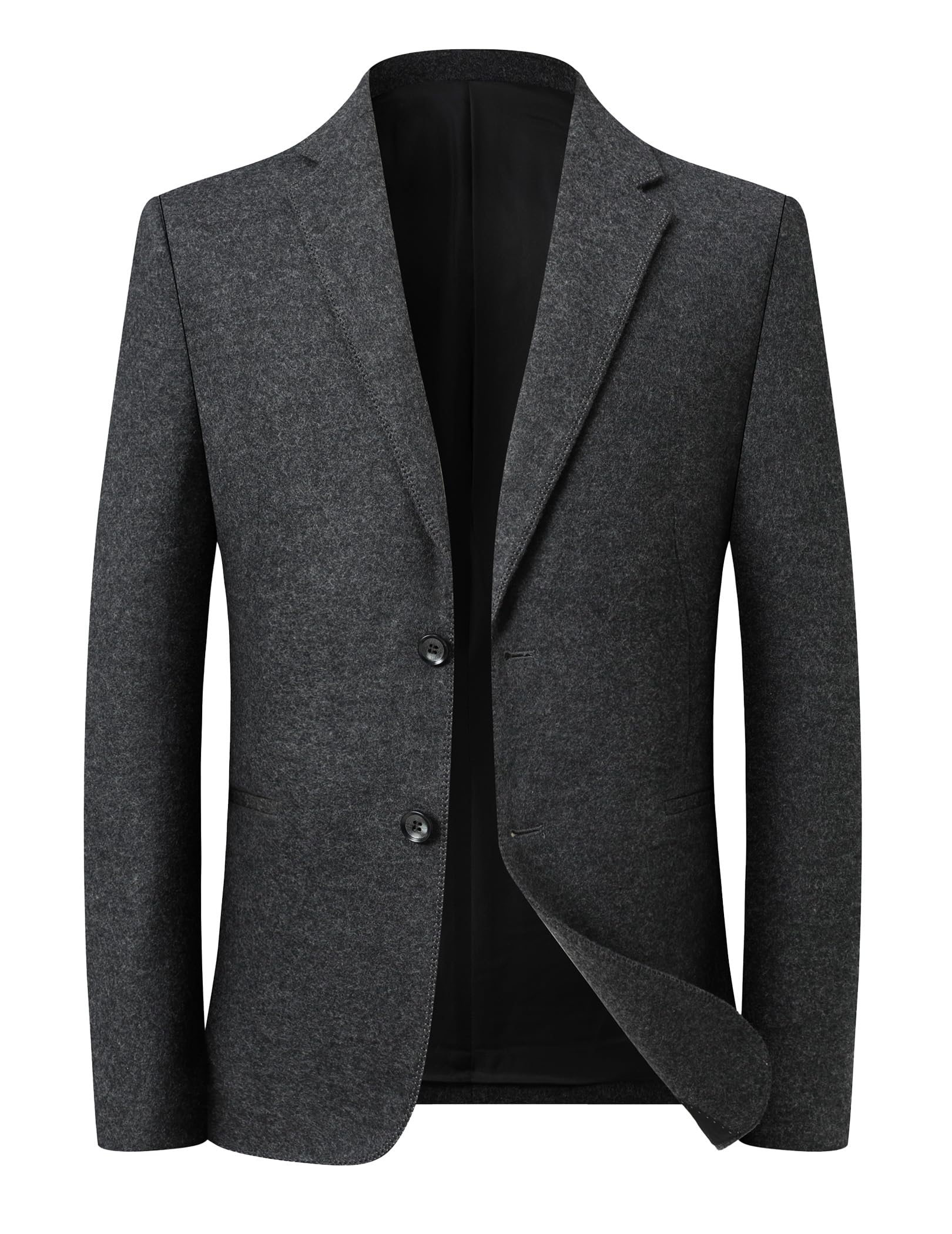 

MYMRIN Костюм по индивидуальному заказу Бизнес-кэжуал Верхняя одежда Размер Пиджак, Шерсть, Ветрозащитный, Холодостойкий, Куртка, (Серый, 2XL) серый