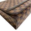 LOUIS VUITTON N51160 Damier Pattern Damier Tri Beccaron Shoulder Bag Brown Damier Women Used