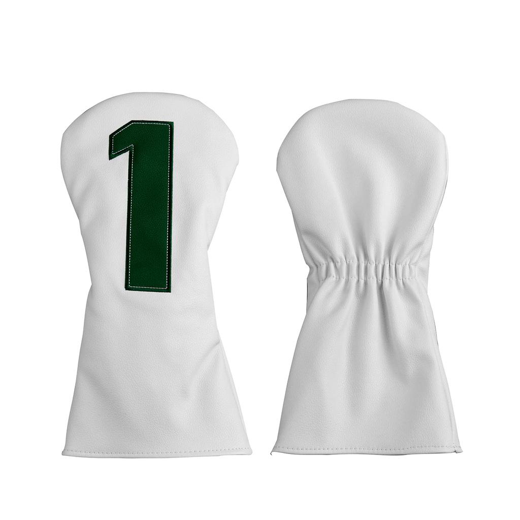 Waterproof golf headcover for drivers and UT numbercover (440cc, 460cc), woods, utilities, clubs, (white #5)