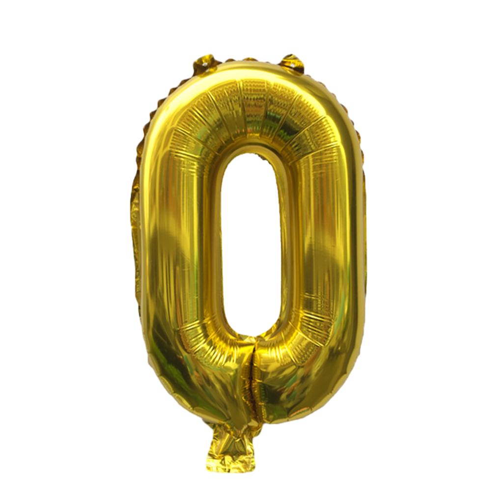 1 stücke Set 16 Zoll Gold Aluminium Folie Mylar Ballon Für Geburtstag Party Helle Luftballons Folie Party Ballon Folie Ballon