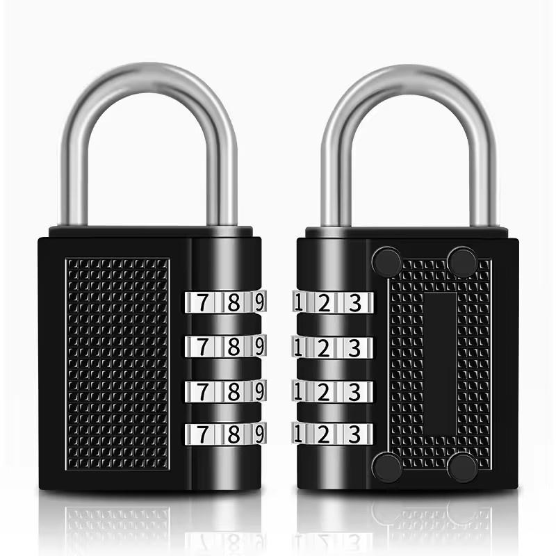 1Pcs Combination Lock Resettable 4 Digit Padlock with Combination Waterproof and Heavy Duty Combination Padlock Outdoor