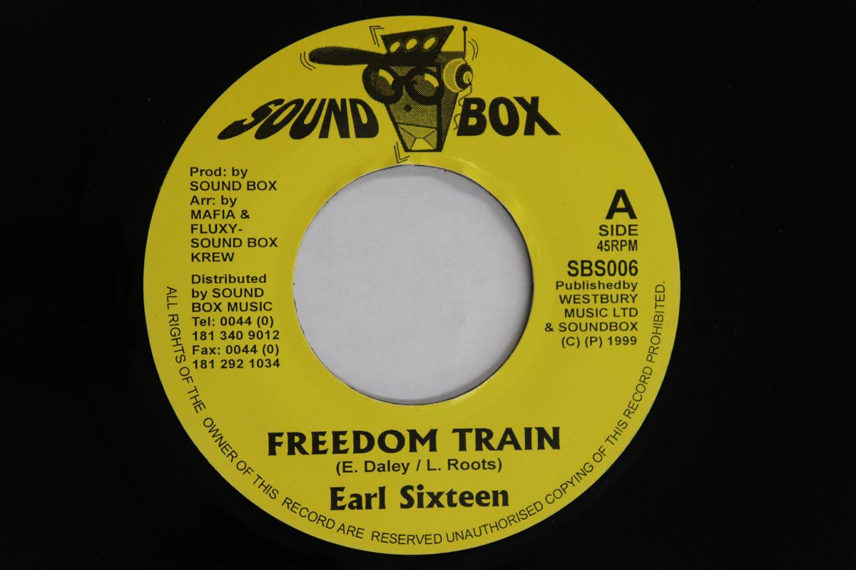 

7inch Record EARL SIXTEEN - Freedom Train SBS006 SOUND BOX 1999 UK Reggae, Ska & Dub Used