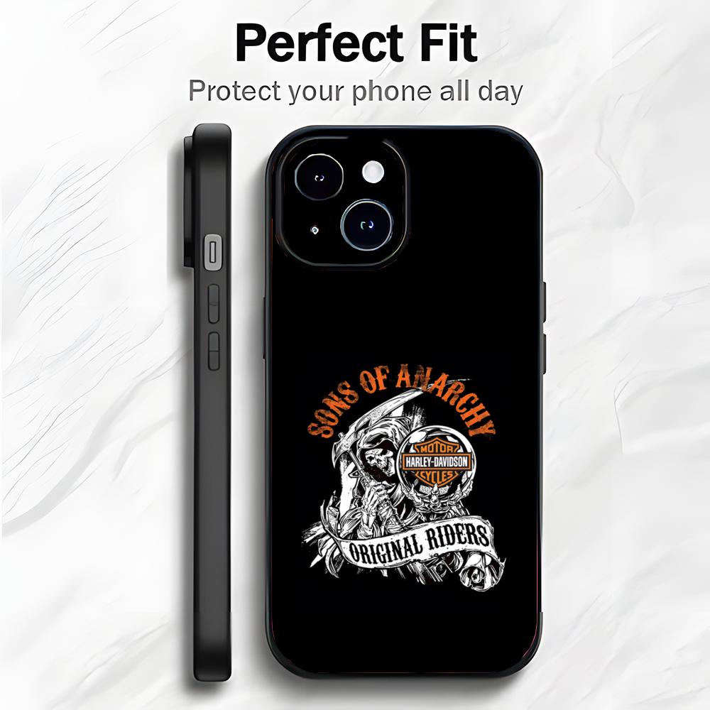 American Show S-Sons of Anarchy Phone Case Phone Case Soft Packaging Lightweight For iPhone17 16 15 14 13ProMax