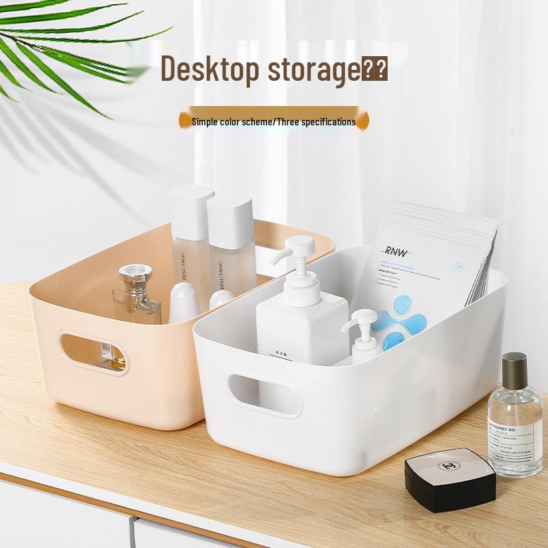 Multi-Purpose Plastic Organizer: Kitchen, Snack, and Cosmetics Storage Box