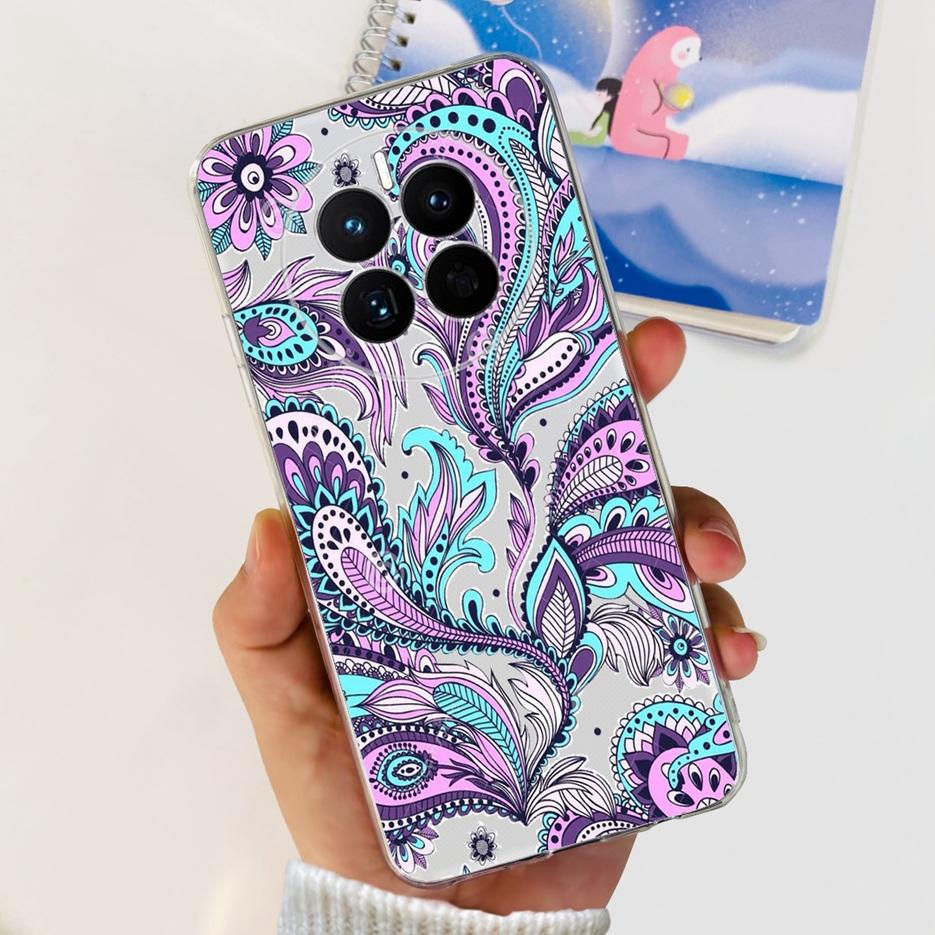 For Huawei Mate 50 Pro Case Stylish Butterfly Flowers Soft Slim Fundas Phone Case For Huawei Mate 50 Mate50 Pro Back Cover Coque