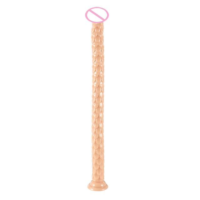 50 CM Long Anal Plug Dildo Big Butt Plug Stimulate Anus Vagina Female Masturbator Soft Penis Anal Dilator Sex Toys Sex Products