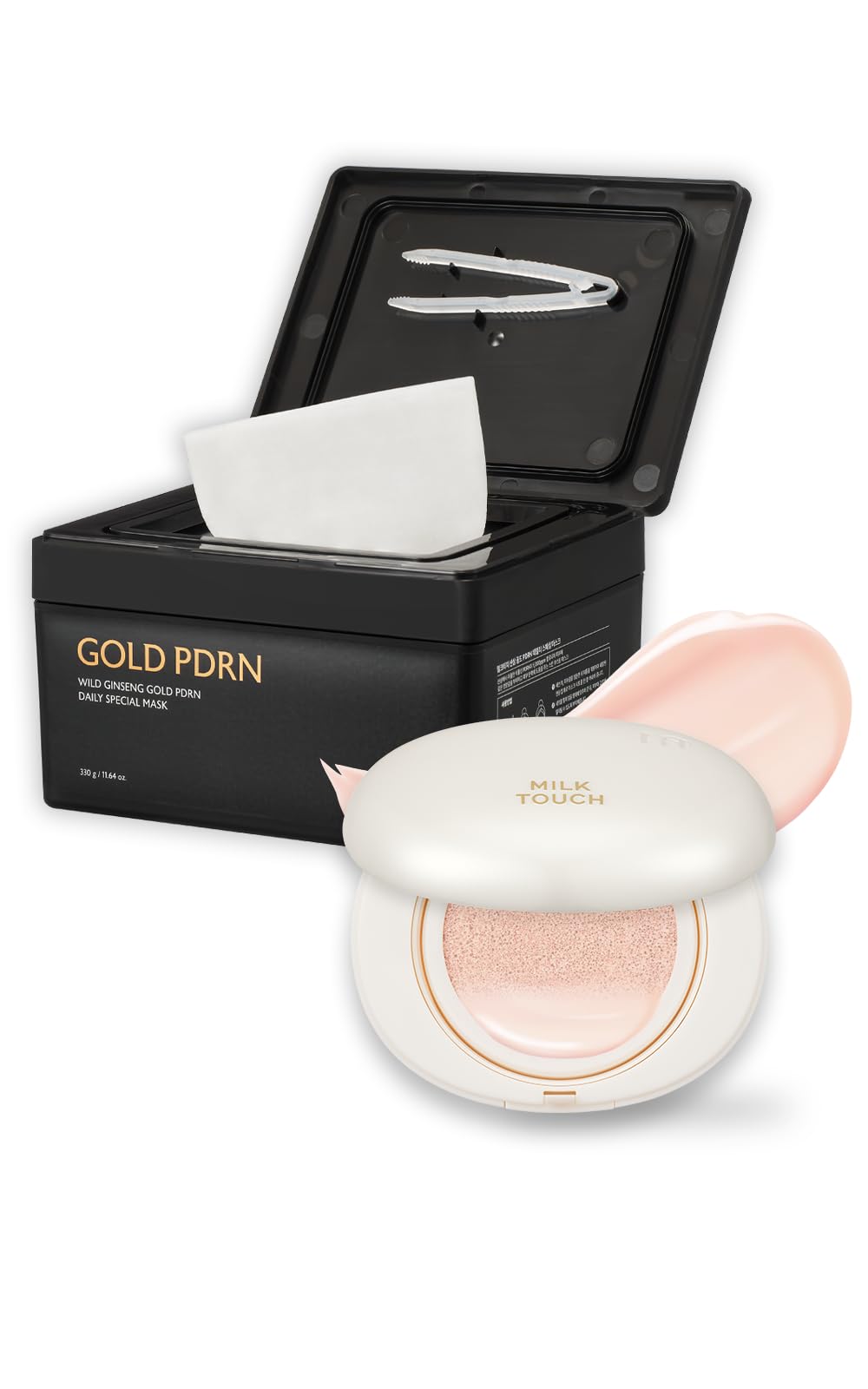 

Skin Fit Pearl Glow Cushion 01 Rosy Pack Set [Специальный набор] Ivory, (ПДРН)