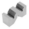 2Pcs High Accuracy Carbon Steel M Type V Block 50mm For Platform Measurement