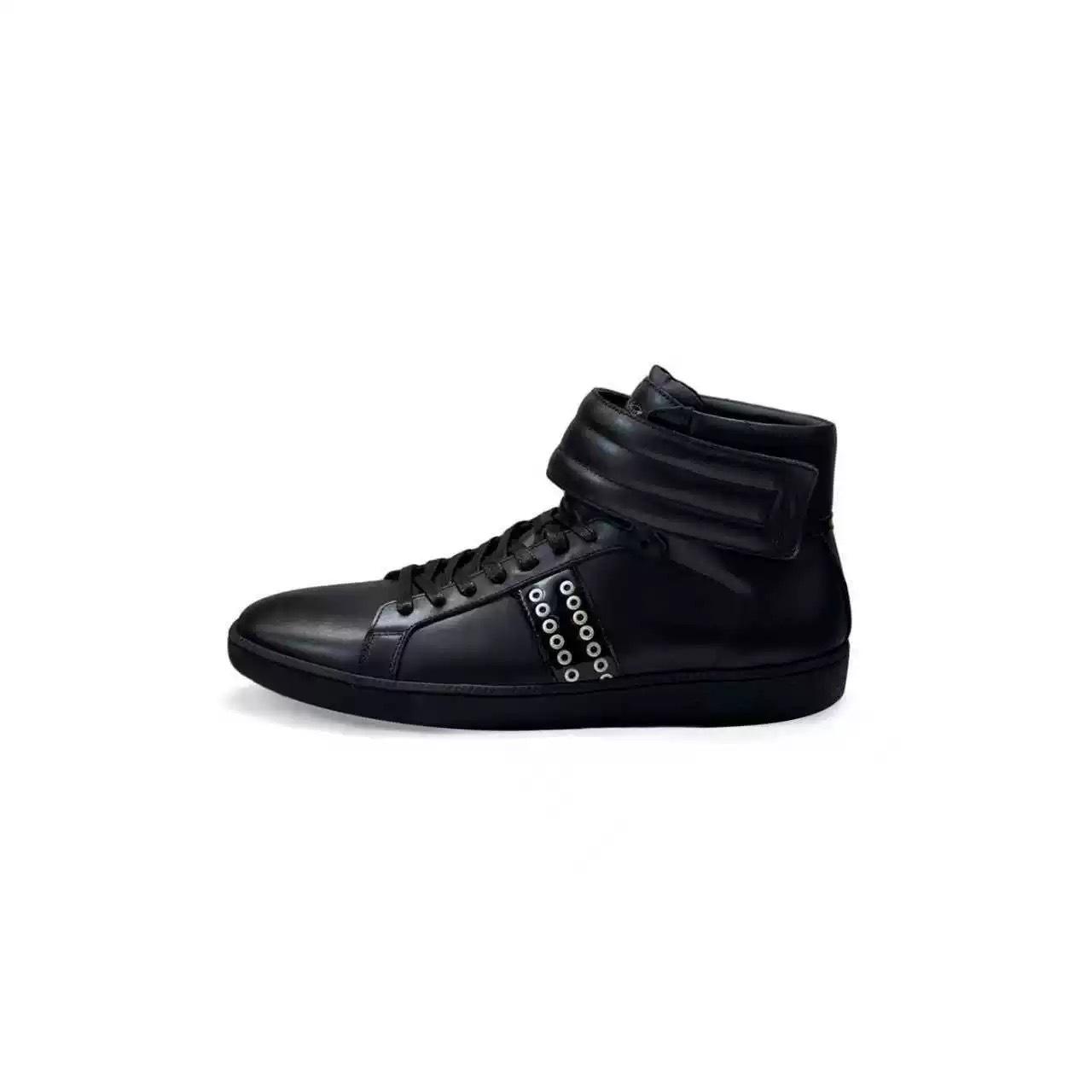 Men`s Retro Rivet High-Top Sneakers -