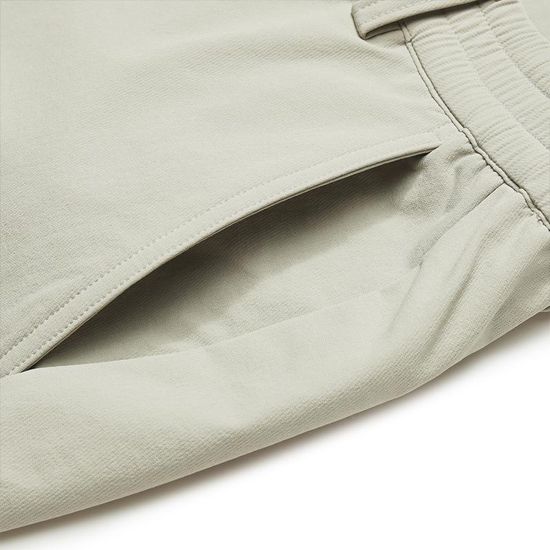 Fila Heritage Fashion Simple Classic Basic Comfortable Soft Versatile Woven Straight Leg Casual Pants Men Bottoms Light-Industrial-Brown F11M618803FBG