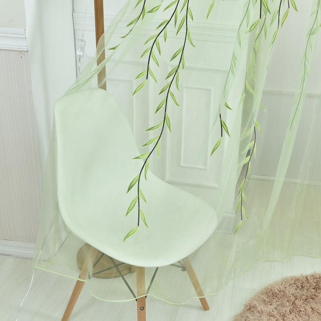 Offset Wicker Blackout Window Screen Curtain Living Room Bedroom Decorative Screen Curtain Idyllic