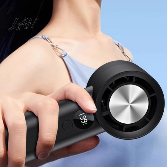 USB Rechargeable Fan Handheld Mini Fan, Portable Cooling with Charging, Quiet Brushless Motor Powerful Airflow for Desk, Outdoor & On-the-Go Use