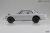Aoshima Bunka Kyozaisha Rakupla Snap Car Series KPGC10 Skyline HT 1970 Red Plastic Model 1/24 2000GT-R Color-coded 01-RE
