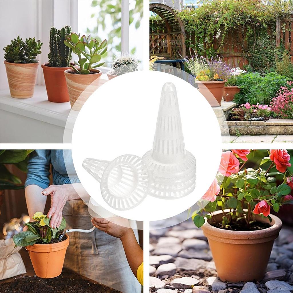Conical Flower Pot Bottom  Pad, Flower Pot Bottom Filters,Compatible with Indoor/Outdoor Pots,Gardening  Accessory