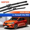 For Renault Clio MK5 -   Wiper Front & Rear Wiper Blades Windshield Windscreen Window Brushes 28"+12"+10"