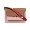 New MARNI Cow Leather Trunk Bag Shoulder Bag Crossbody Bag Women's Brown/Pink/Red SBMPS01NO3-LV589-Z409N