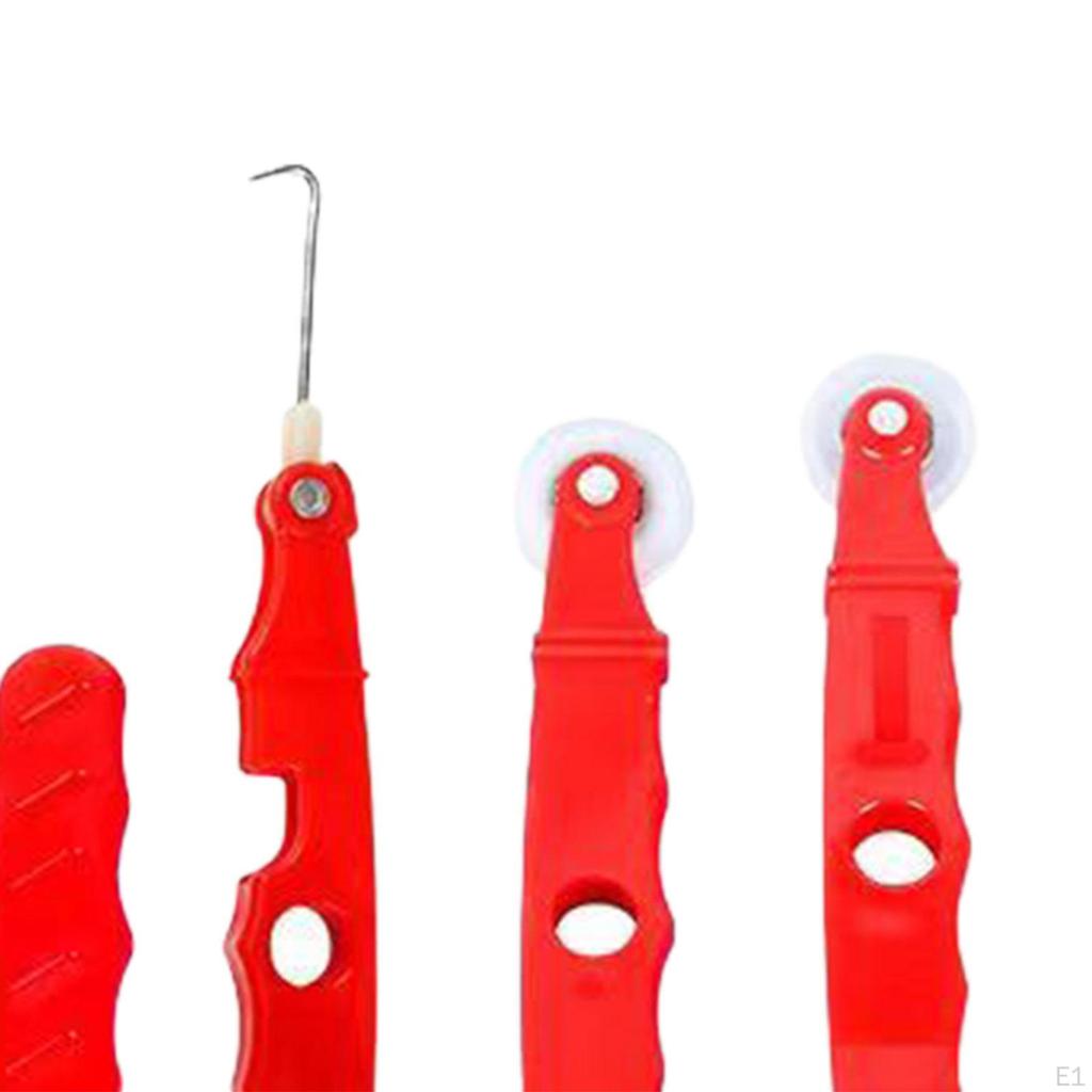 Set von 7 Mesh Bildschirm Tür Reparatur Kit Ersatz Werkzeug Vielseitig Installation Langlebig