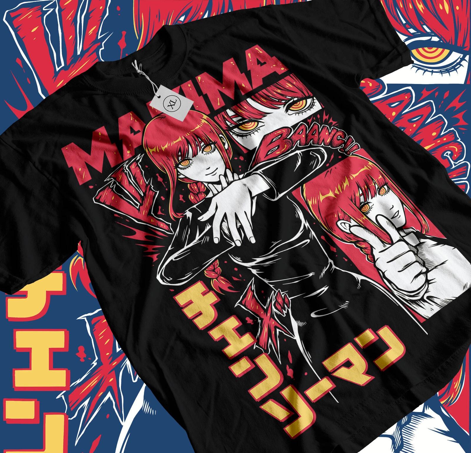 

Denji & Makima Chainsaw Man T-Shirt PochitaAnime Manga Unisex T-Shirt All Size 4XL