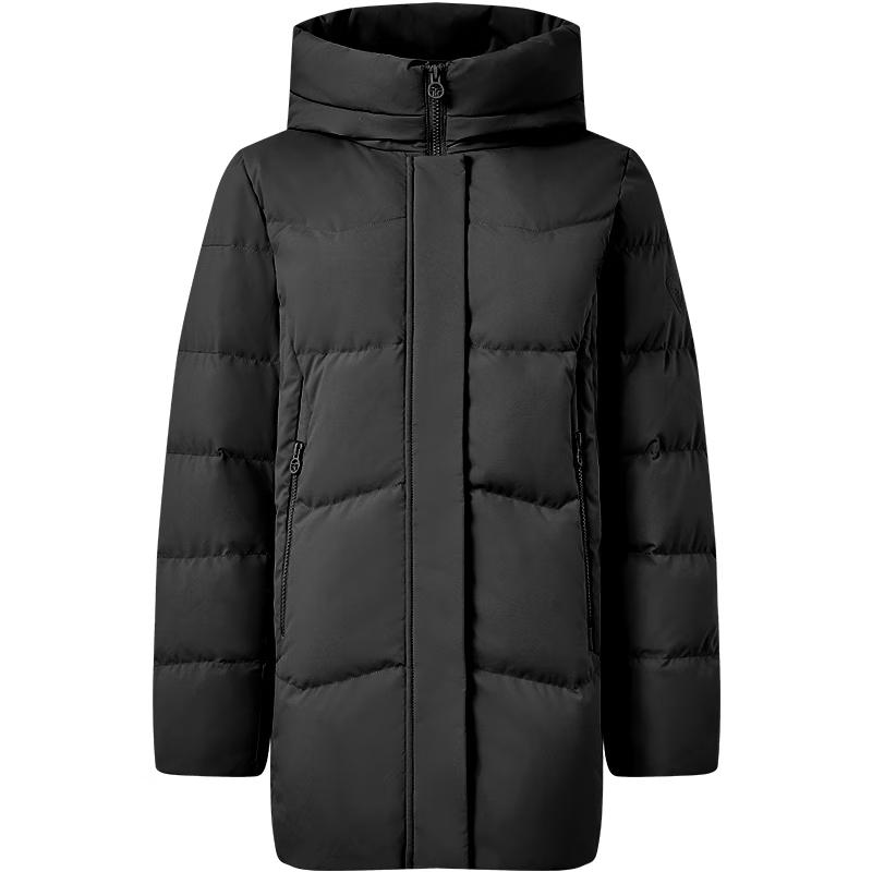 Tanboer Women's Mid-Length Hooded Down Jacket 510506Z