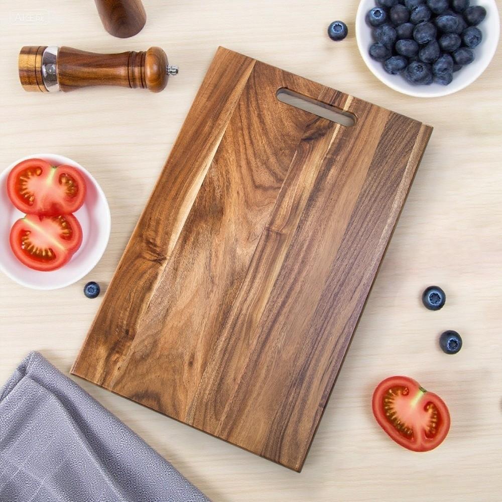 Thickened Solid Wood Cutting Boards Rectangle Shape Chopping Block Chopping Board  Kitchen