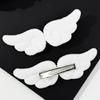 Angel Wing Hair Clip for Female Girl Plush Hairclip 2000s Anime Hair Barrettes Side Clip Daily Wear Side Pin Hair Decors