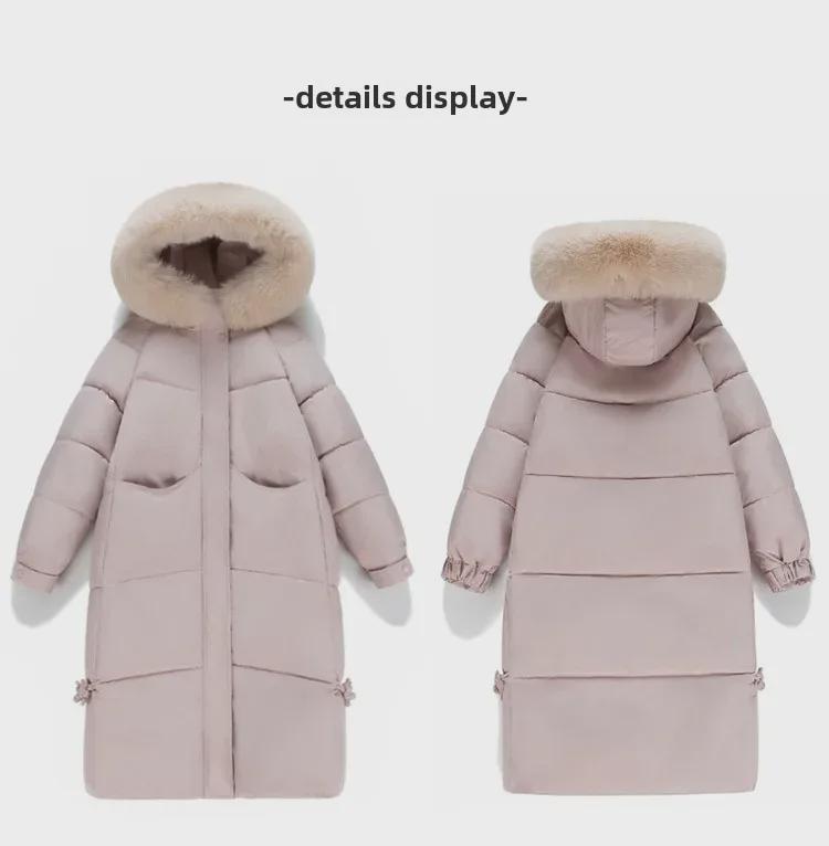 Women's 2024 Winter Long Over-the-Knee Oversized Thick Down Jacket