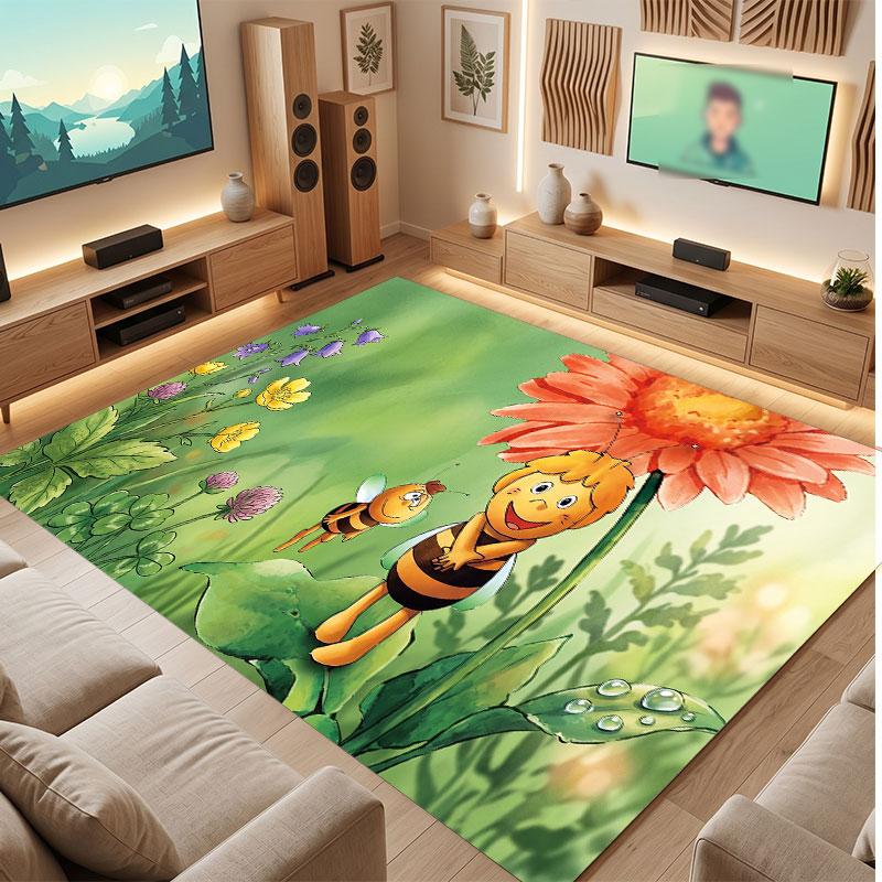 Die Biene Maja Rug Soft Thick Non Slip Floor Carpet for Bedroom Living Room Home Decor