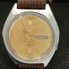 USED JAPAN SEIKO 5 AUTOMATIC 7009A MENS OLD ORIGINAL DIAL WATCH a416126-2 R10621f-a416126