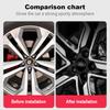 ACY1 4Pcs 56mm 60mm 54mm Car Wheel Center Hub Cap Rim Cover Stickers For Ford Focus Mondeo Edge Ecosport Ranger Fiesta Fusion Kuga