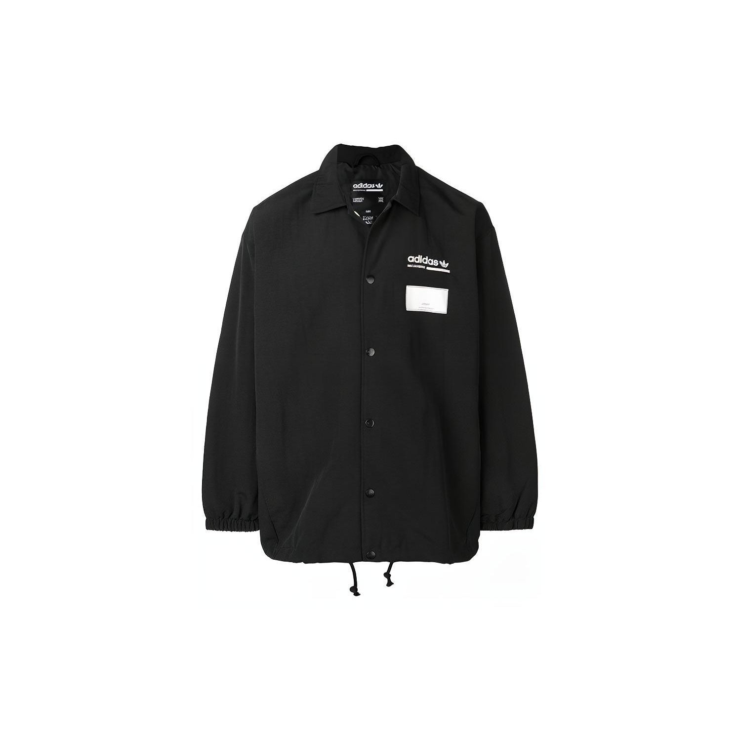 

Adidas Originals Trefoil Coach Jacket с логотипом на груди Мужские куртки черные DX3767 XL