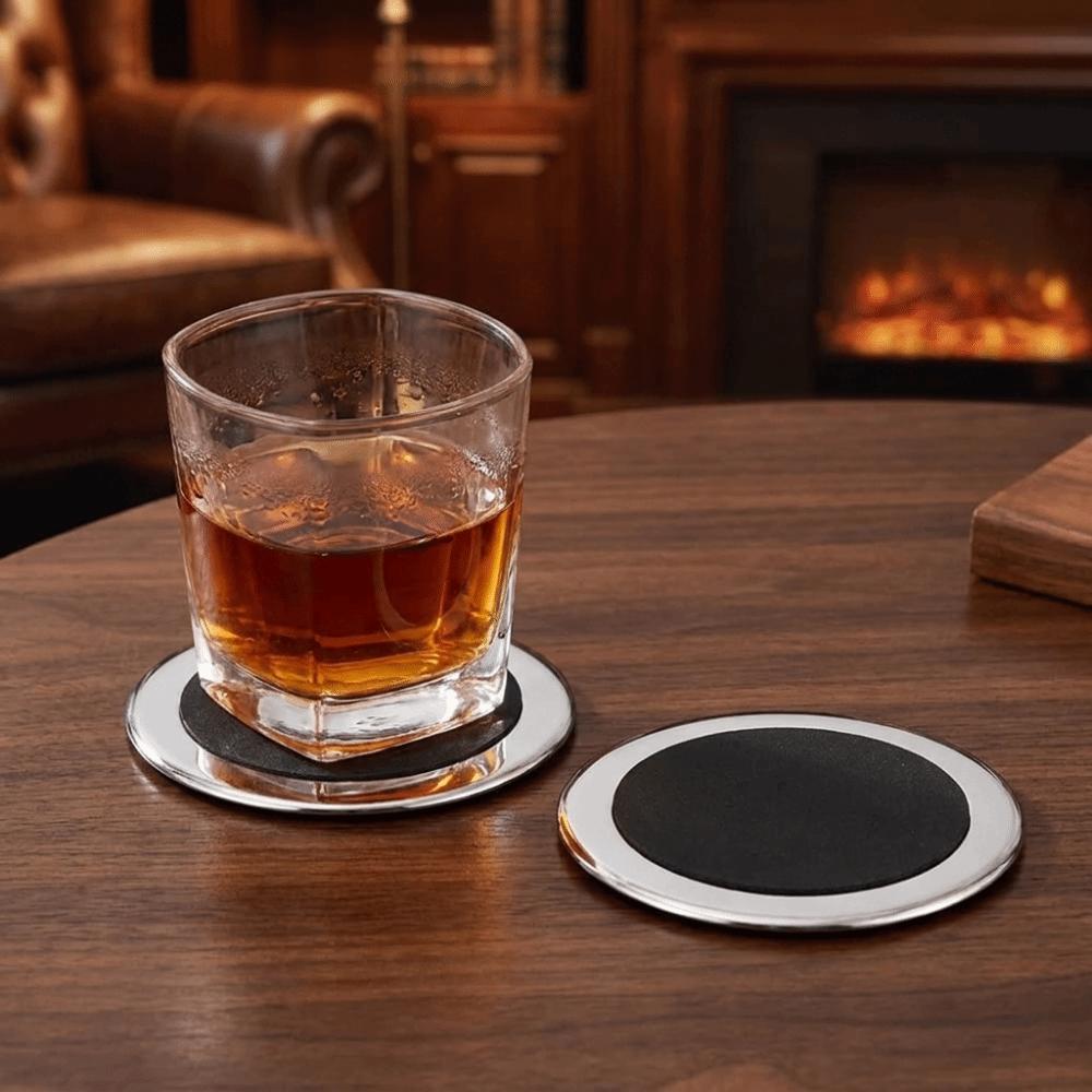 6PCS/SET Waterproof Non-Slip Coaster Minimalist Insulation Cup Mat  Table Decor