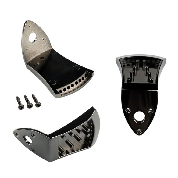 Metal Triangular Mandolin Tailpiece Mandolin Replacement Tailpiece for 8 String Mandolin Guitar Easy Installation