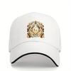 Masonic Square And Compass Faith Hope Charity Baseball Cap Polyester Casual Adjustable Dad Hat Unisex