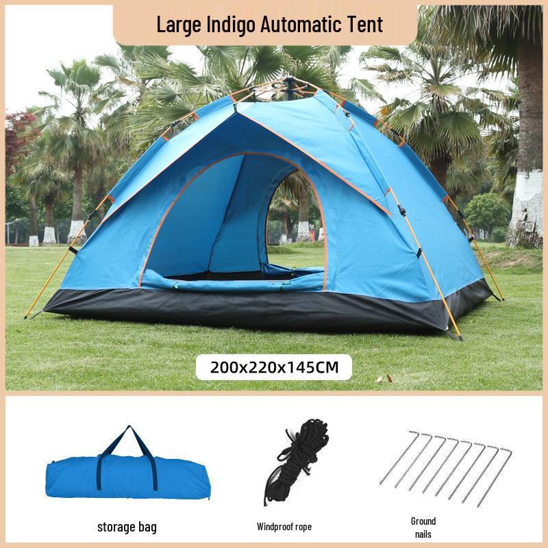 Portable Automatic Quick-Open Tent for Camping, Beach, and Park - Thickened and Rainproof