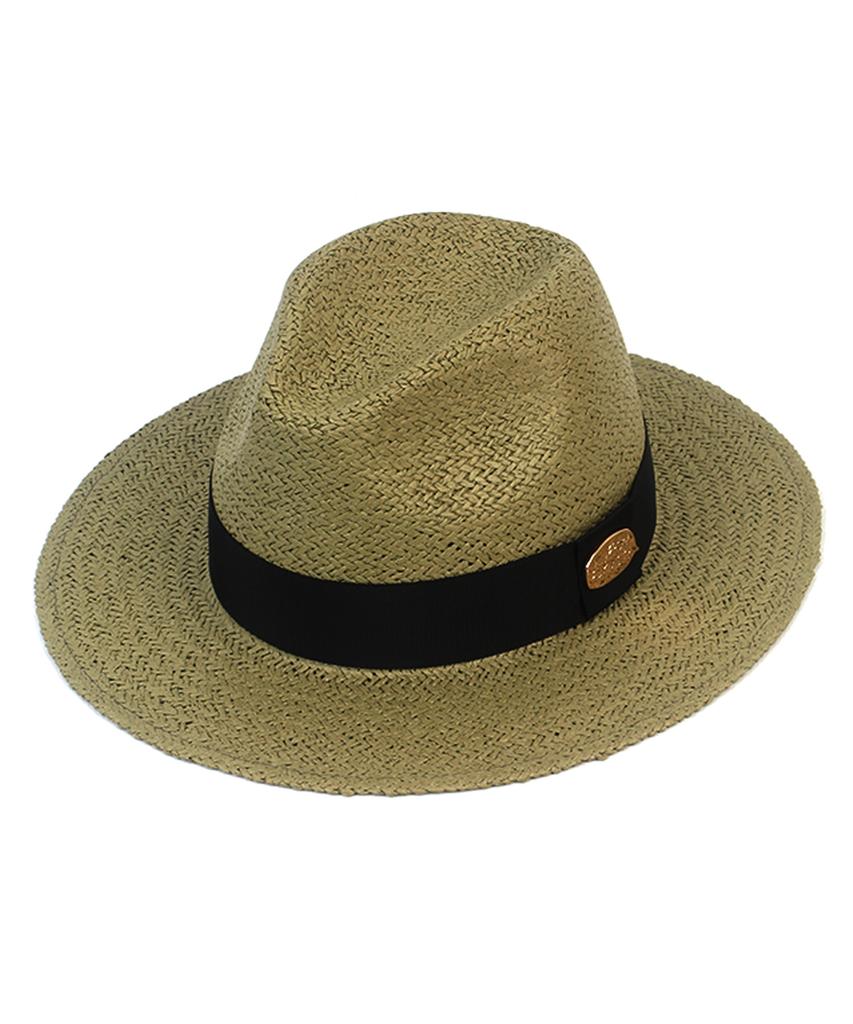 Yunibeosyeolkemiseuteuli Swing Basic Khaki Fedora Summer Fedora
