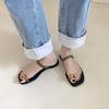 fashion Clip Toe Women Slippers Fashion Flip Flops Flat Heeld Casual Sandals Slides Black White Slip On Summer Outside Beach Shoes 35-39