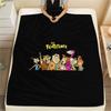 The Flintstones2 Flannel Blanket, High Quality Comfortable for All Seasons, Home Decor, Warmth and Comfort
