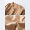 GMXIA Cardigan Women's Thin O Neck Loose Knit Long Sleeve Jacket Tops Air Conditioner Shirt