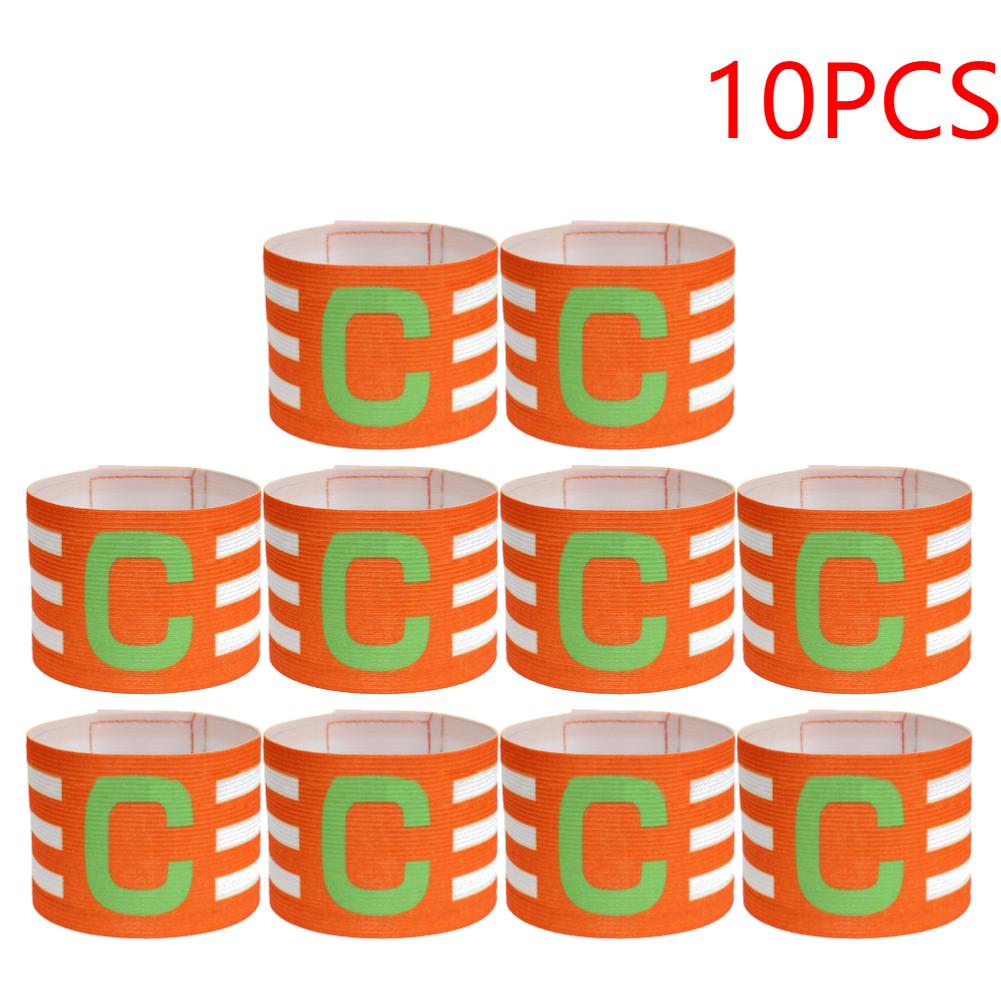 7-10pcs Football Captain Armband Soccer Arm Band Leader Competition Soccer Captain Group Armband Football Training For Kid Adult