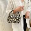 Skincare Organizer Canvas Pillow Bag Large Capacity Make Up Pouch Bag Leopard Makeup Bag  Travel