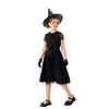 Halloween Costume Children's Witch Costume Black Mesh Witch Dress Witch Vampire Demon Girl