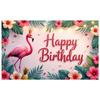 Birthday Background Pineapple Decor Birthday Backdrop Banner Green Palm Leaves Party Background For Birthday Celebration Summer