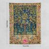 Tree of Life Tapestry Wall HangingMedieval Classic Vintage Flowers Pattern Modern Wall Art DecorRetro Floral Home Decoration